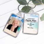 Keyring Sandy Beach Background Memorial